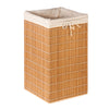 Cesta cuadrada para ropa (bambú)