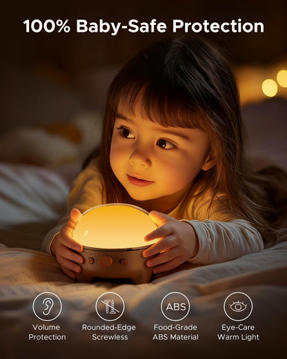 Máquina de sonido para bebés y luz nocturna para guardería