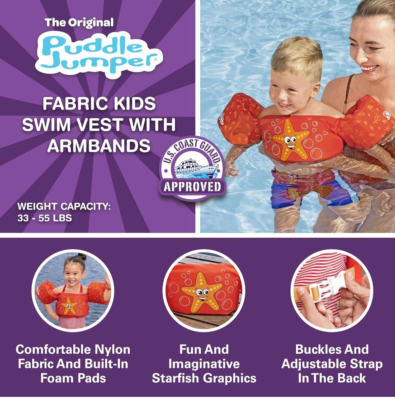 Dispositivo de flotación personal Starfish