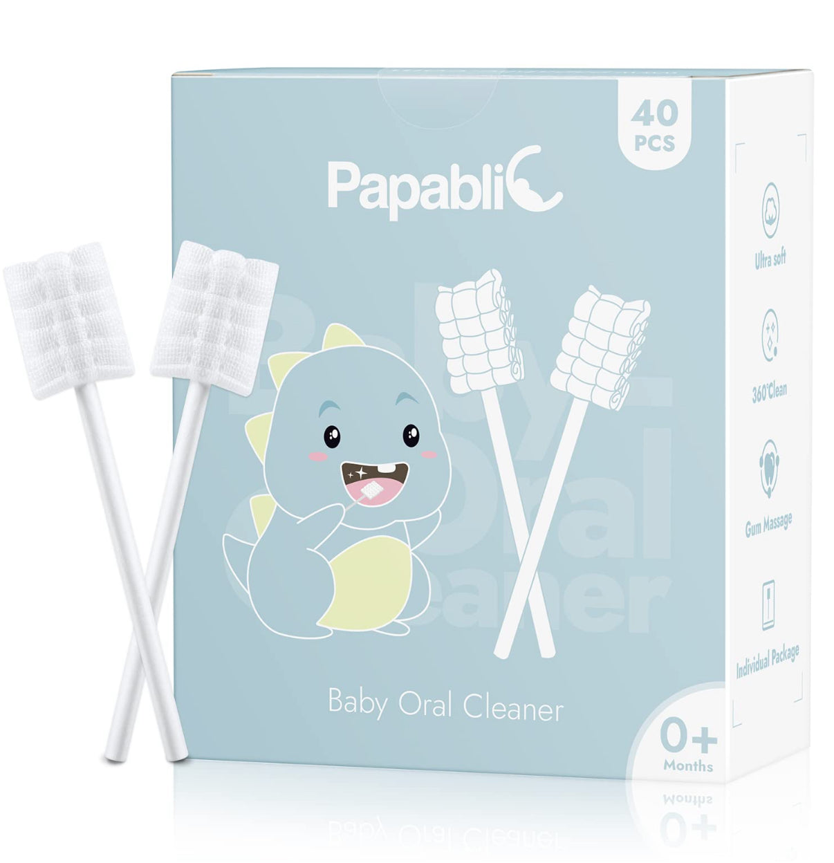 Papablic Limpiador de lengua para bebé