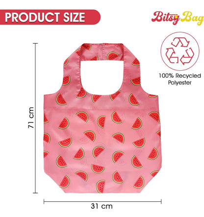 Bolsas reutilizables con diseño de frutas