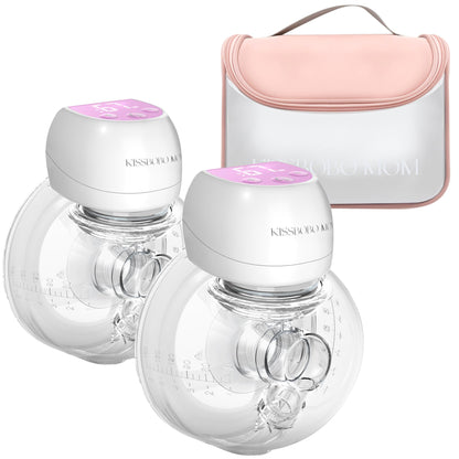 Extractor de leche bilateral eléctrico, 3 modos, 9 niveles con bolsa de almacenamiento
