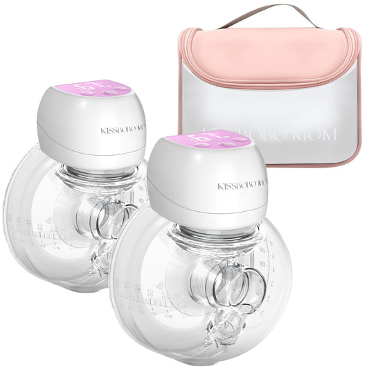 Extractor de leche bilateral eléctrico, 3 modos, 9 niveles con bolsa de almacenamiento