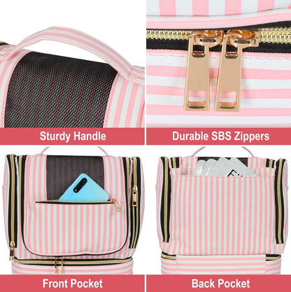 Neceser con gancho para colgar – Amplia bolsa de aseo