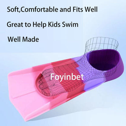 Aletas de natación para niños, Talla 4- 5.5
