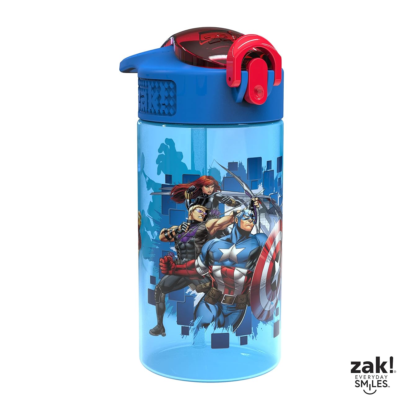 Zak Designs Marvel Cubierta de plástico duradera para boquilla para niños