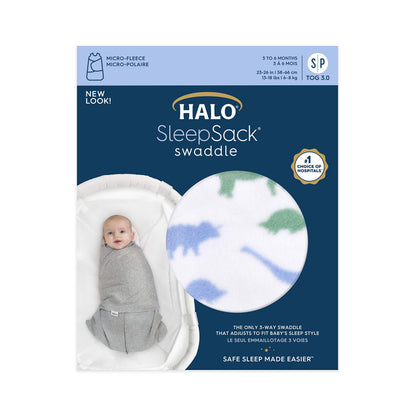 HALO SleepSack saco de dormir envolvente de 100 % algodón, 3-6 meses