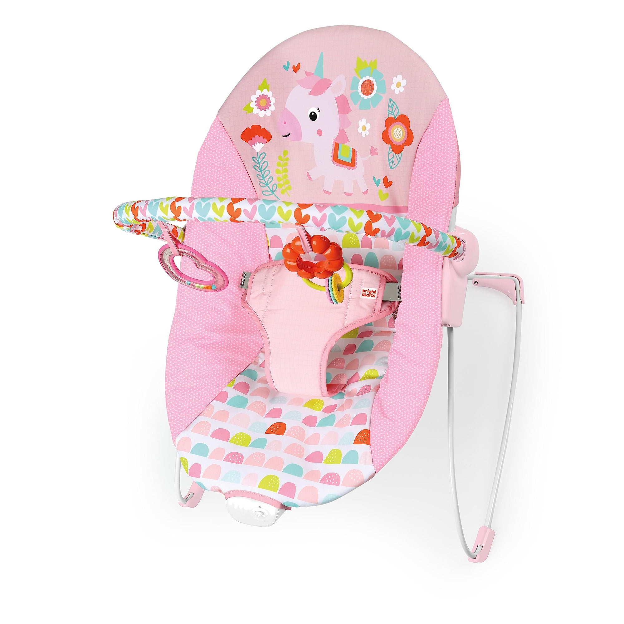 Bright Starts Baby Bouncer Asiento infantil con vibraciones calmantes