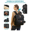 Mochila de viaje multifunción 5 en 1 bolsa de mano de maternidad, L-negro