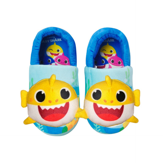 Pinkfonk- Pantuflas de Baby Shark, talla 11/12