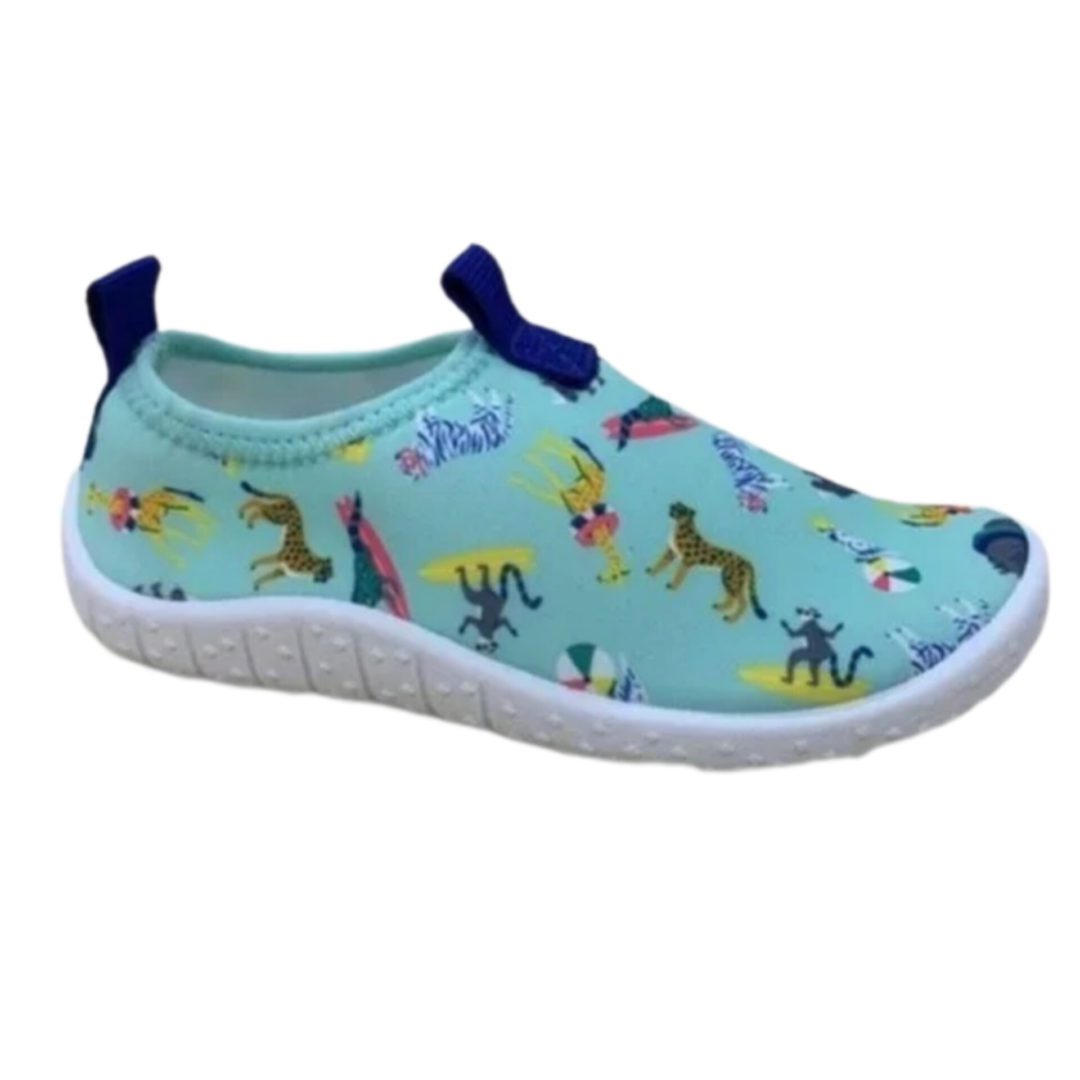 Cat & Jack- Zapatos para el agua sin cordones Lake para niños talla 6- Estampado animal