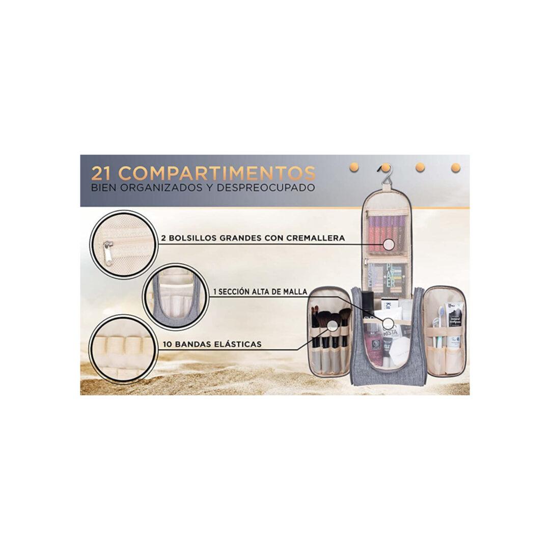 BOACAY Neceser de viaje colgante para mujeres y hombres