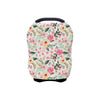 Funda para asiento de automóvil para lactancia materna, rosa floral