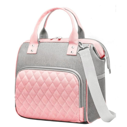 Bolso térmico para almacenamiento de leche materna, rosa