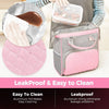 Bolso térmico para almacenamiento de leche materna, rosa
