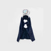 Pillowfort- Manta con capucha de felpa, color azul marino Astronauta
