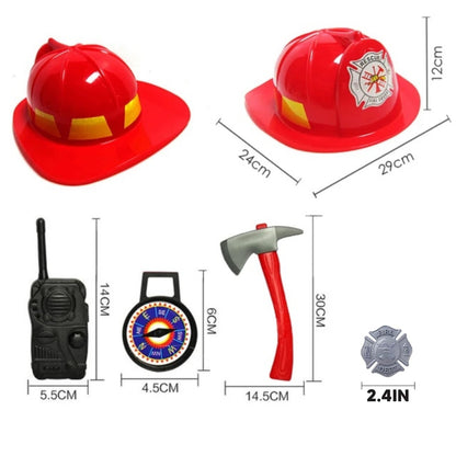 Juego de simulación de bombero para niños 3 años, 5pzs