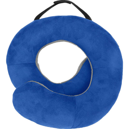 Clickify-Almohada en forma de u extendida,azul con gris