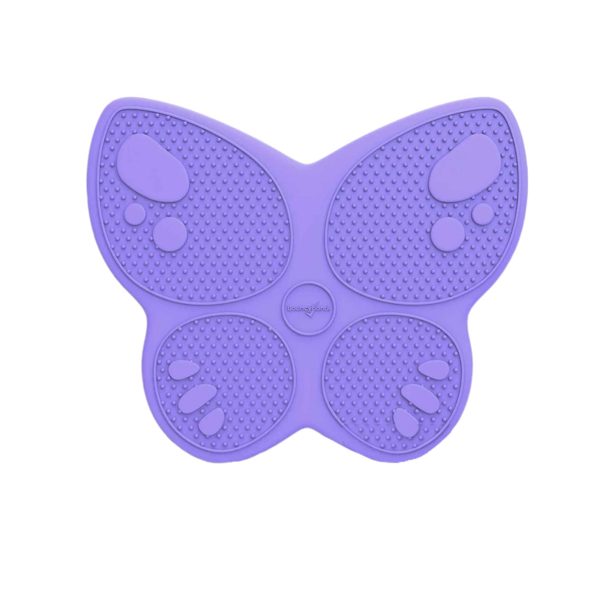 Bouncyband- Cojín sensorial inflable para niños, mariposa purpura