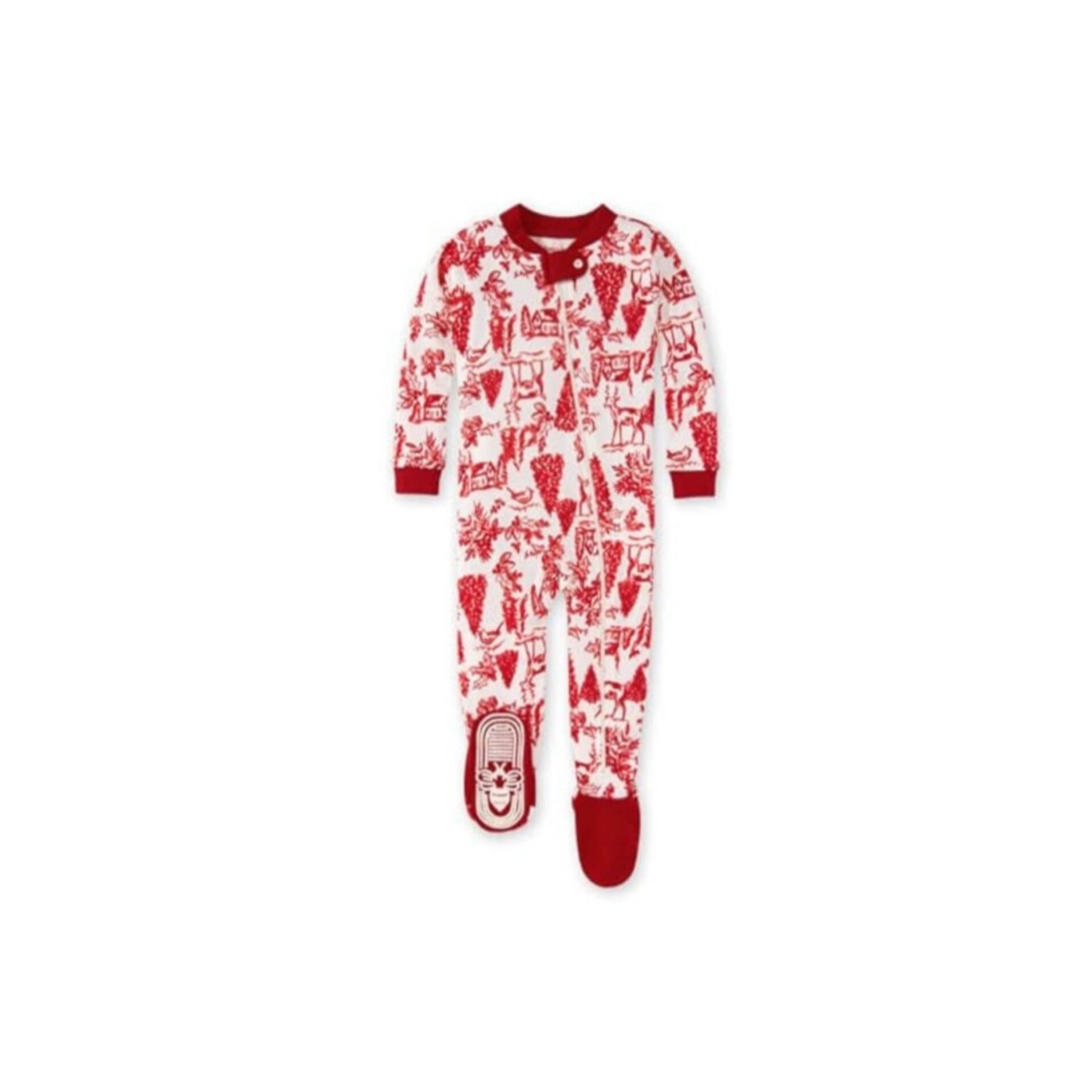 Burt's Bees Baby- Pijama navideña, 18 meses