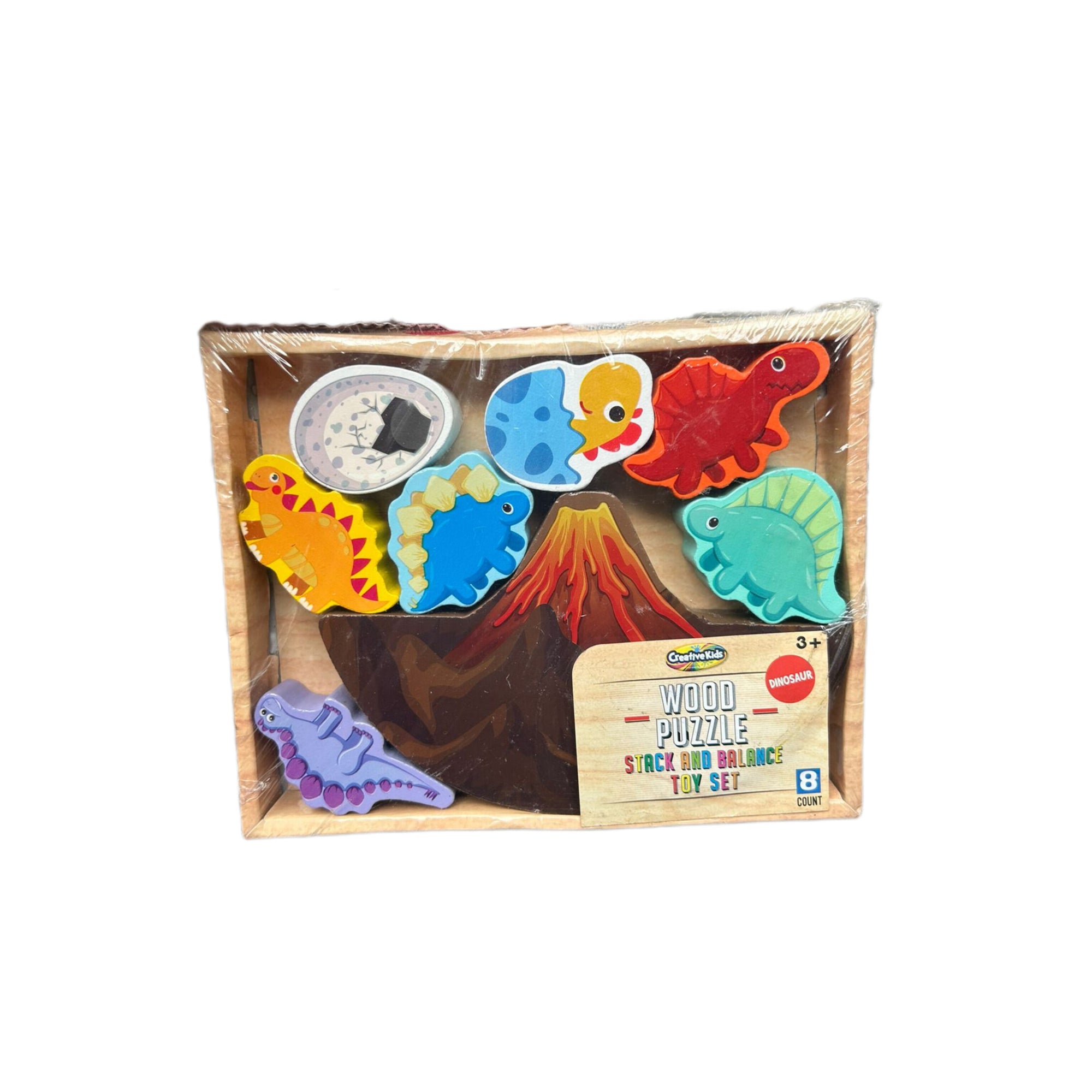 Creative kids- Rompecabezas de madera, dinosaurios