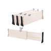 Paquete de 3 separadores ajustables de 4 pulgadas de alto expandibles de 11 a 17 pulgadas