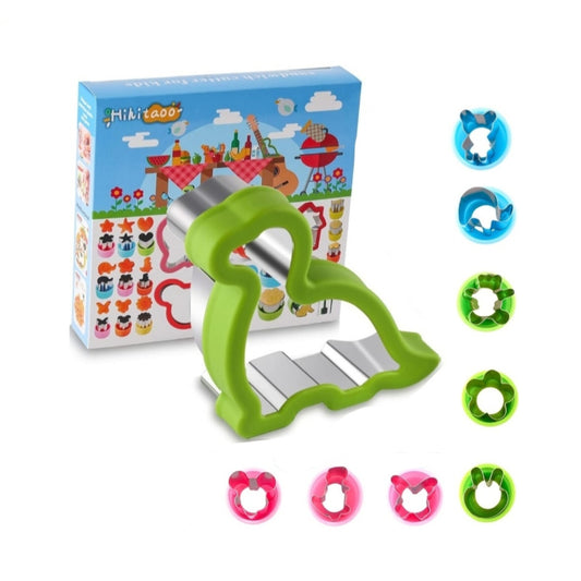 Hihitaoo-Juego de cortadores de sándwiches de acero inoxidable para niños, cortadores de frutas y verduras