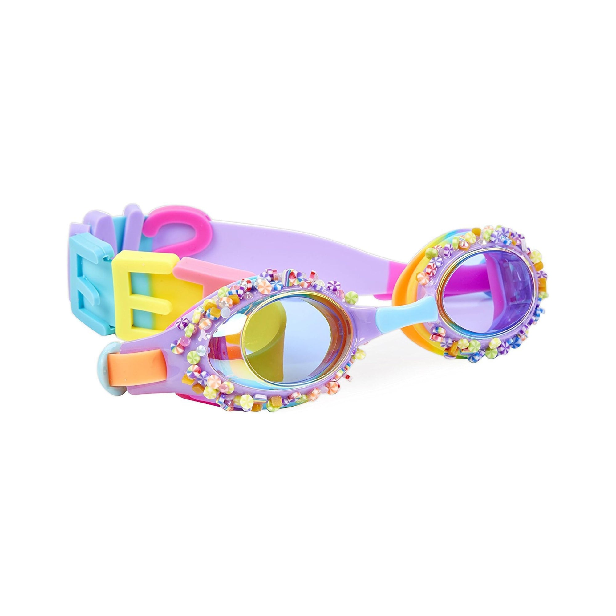 Bling 2O- Gafas de natación para niñas 8+: antivaho, sin fugas, antideslizantes, protección UV