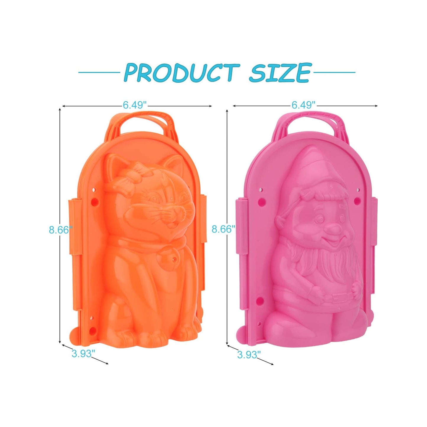 Xiangtai- Moldes Actividades al Aire Libre, 5pcs