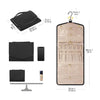 CHICECO- Rollo organizador de joyas de viaje, negro