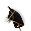 HollyHOME- Caballo de palo con ruedas de madera y sonidos