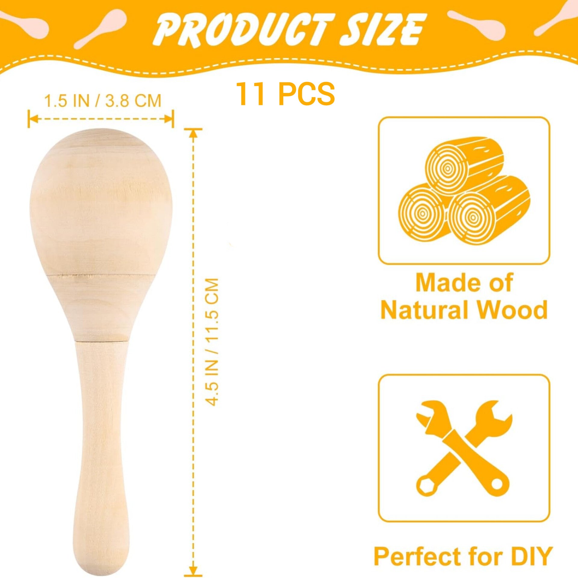 Maracas de madera miniatura más popular para la educación W07I150 - China Instrumento musical y las maracas precio Maracas de madera miniatura más popular para la educación W07I150 - China Instrumento musical y las maracas precio