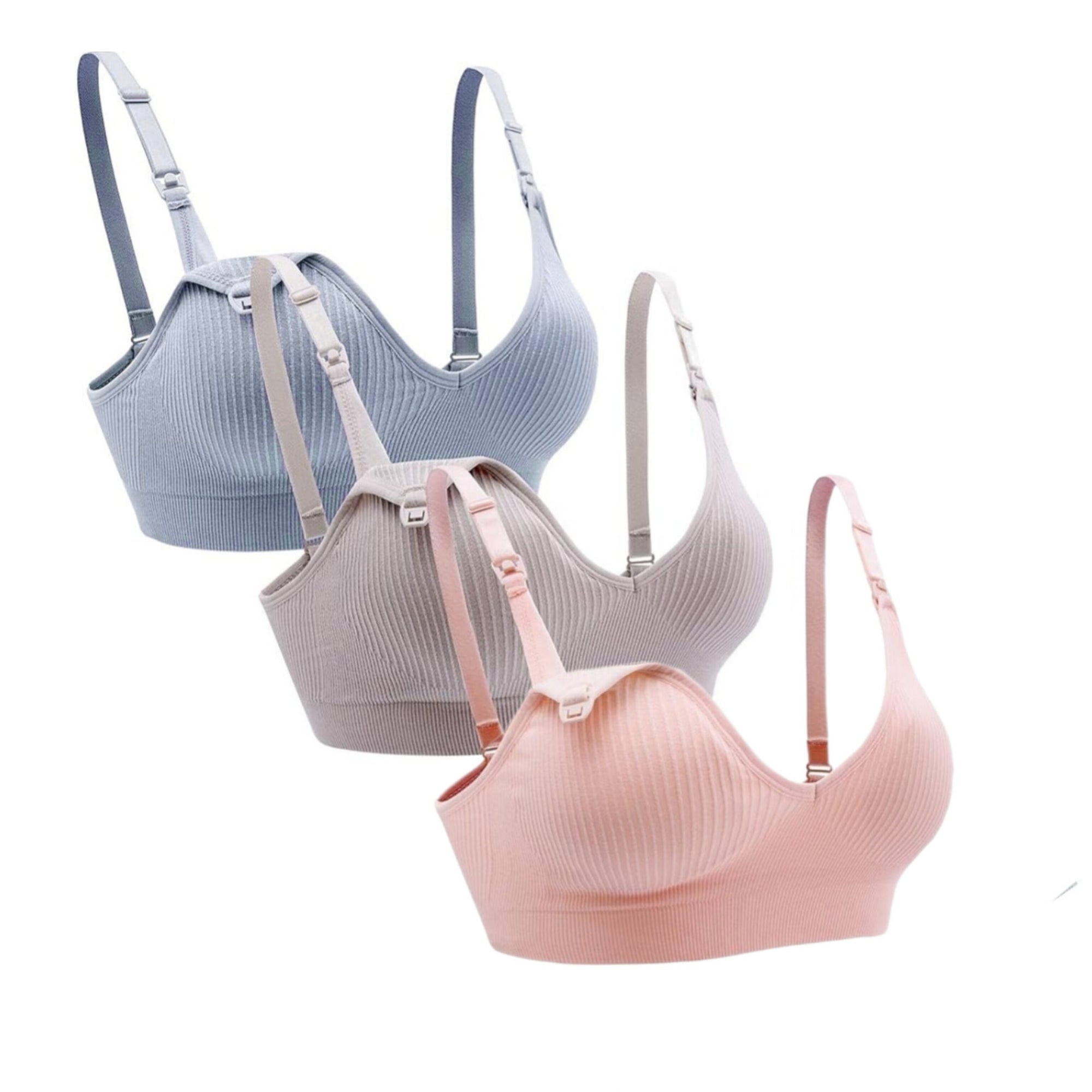 Suekaphin- Sujetador de Lactancia Paquete de 3, talla M