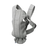 BabyBjörn- Mochila Porta Bebé Mini, 3D Jersey, Gris Claro