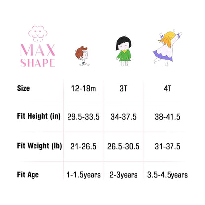 Max Shape-Pantalon de entrenamiento para ir al baño, 4T