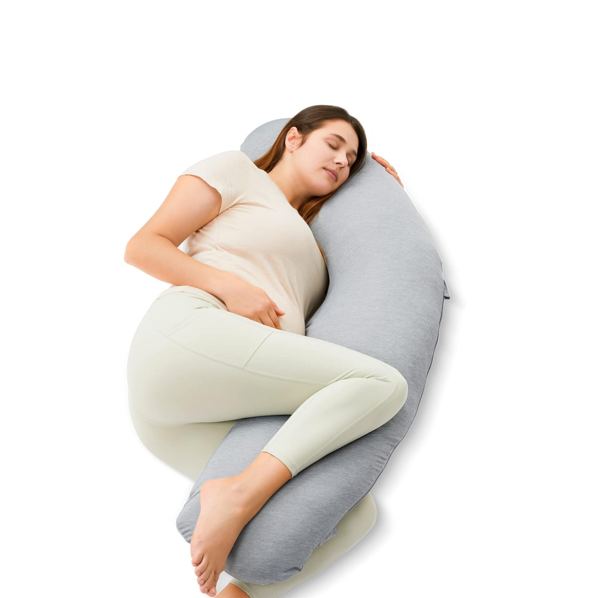 Momcozy- Almohada de Embarazo forma de J