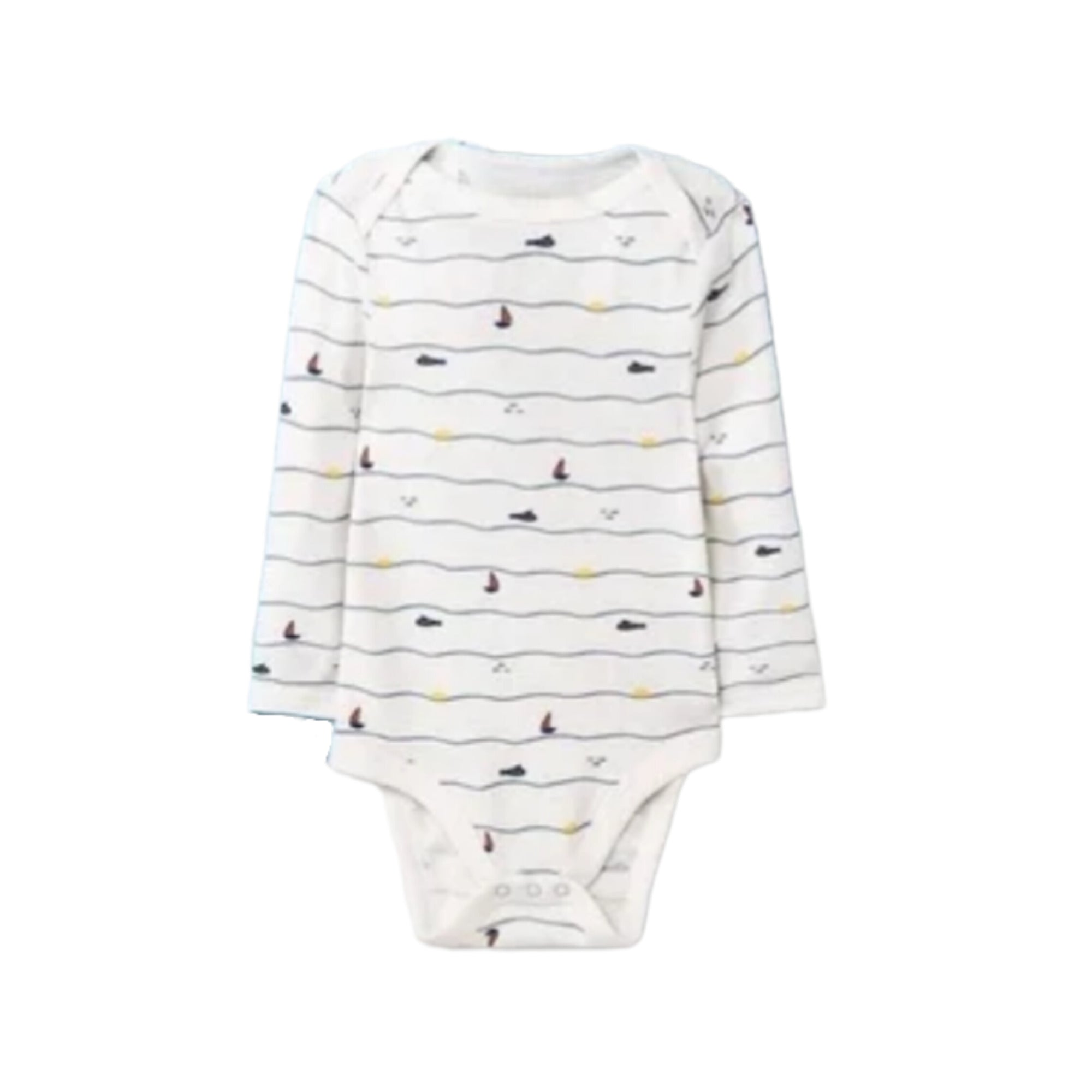 Cloud Island-Body de manga larga Sweet Seaside, talla 6-9m