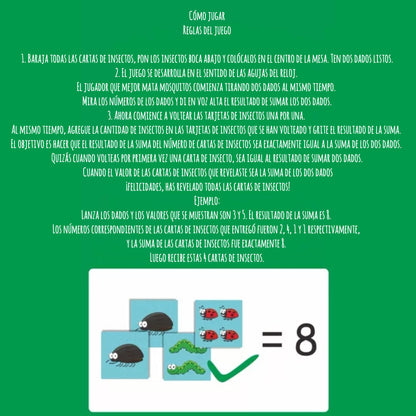 Think Land- Juego de mesa Insect Code