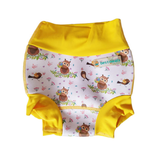 Bestowals-Pañal de natación, diseño de buhos,L 6-12 meses