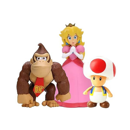 Leadsound- 6pcs/Set Figuras de Mario extragrandes (5 pulgadas)