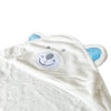 Toalla de baño de Bamboo, diseño oso celeste