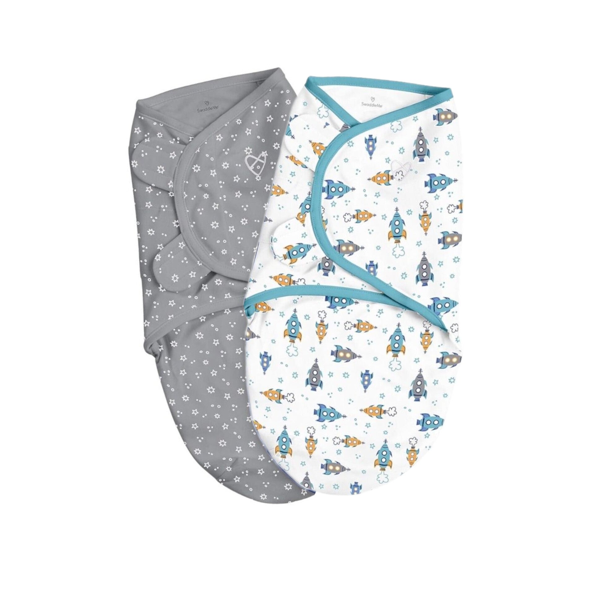 Swaddleme by Ingenuity- Set de 2 swaddles, 3-6 meses