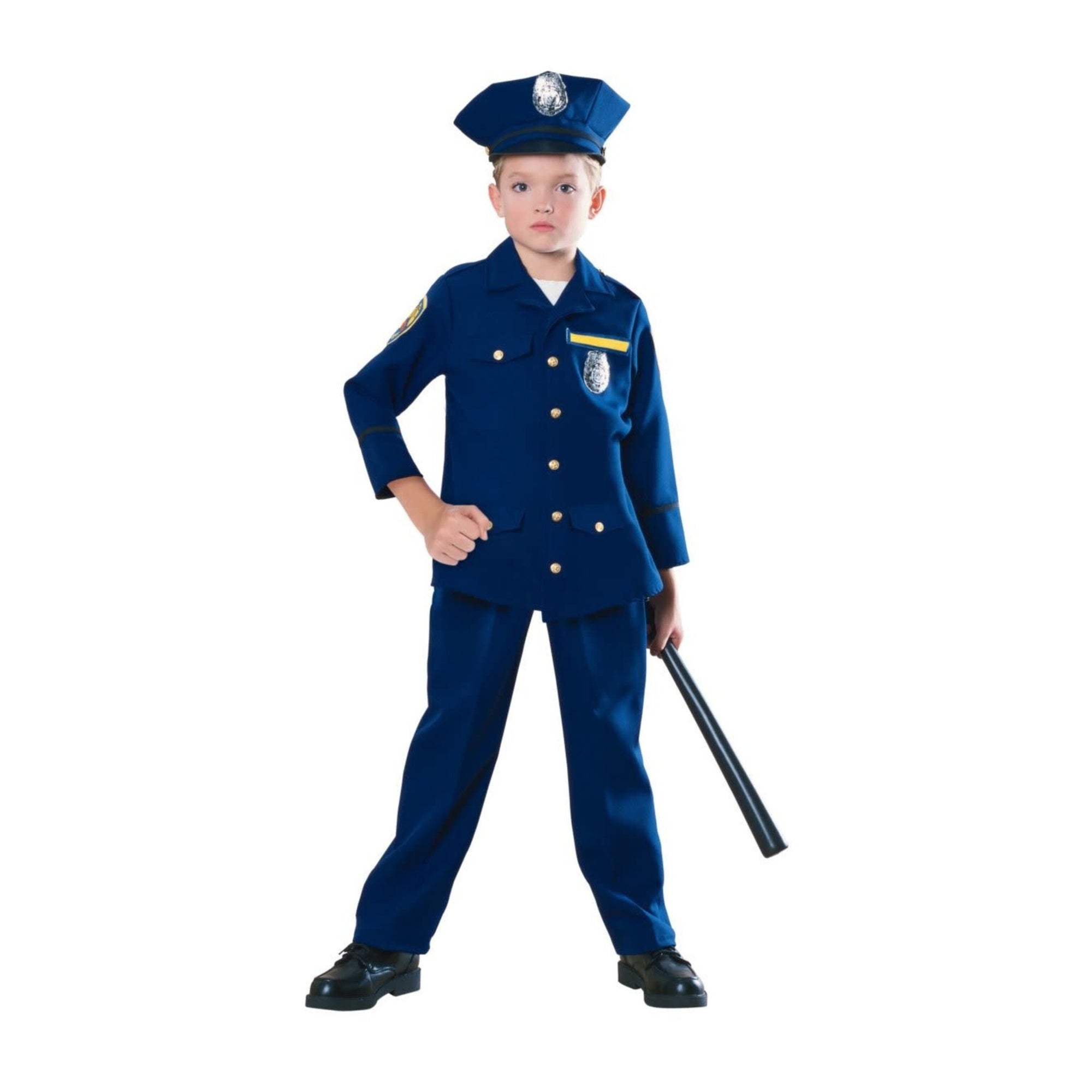 Rubies- Disfraz de policía infantil, Small (4-6 años)