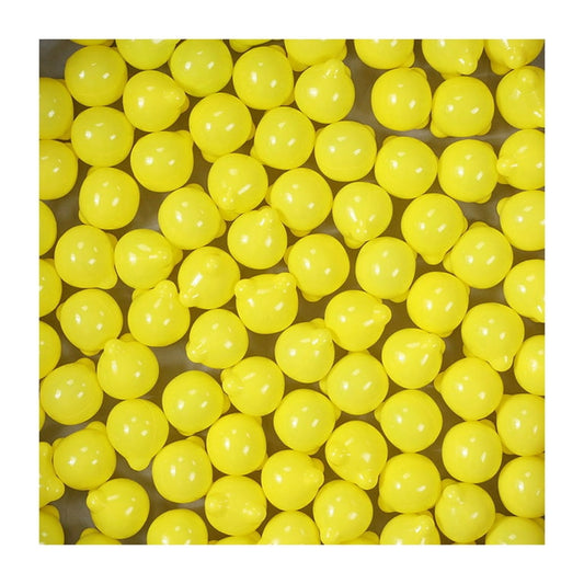 Pelotas cabeza de oso, amarillas