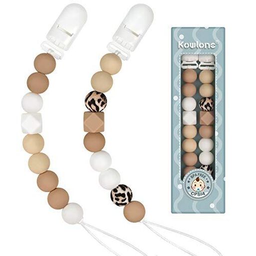 Clip Kowlone de chupete de silicona masticables