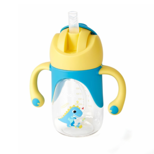 Vaso para bebés Hahaland Sippy para bebés de más de 6 meses - 2 en 1