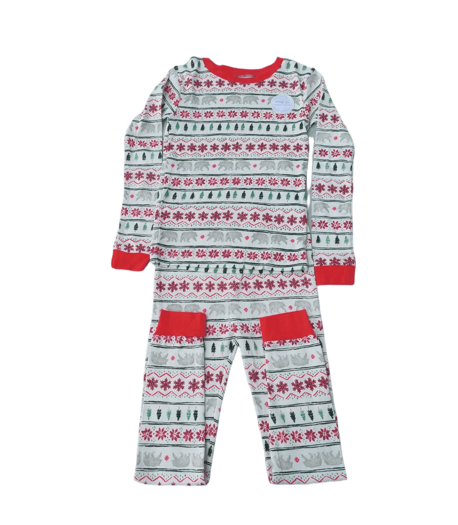 Pijama Burt's Bees Baby Navideña 6T