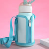 Botella de agua para niños, de acero inoxidable, con pajilla, 17 onzas, diseño dinosaurios