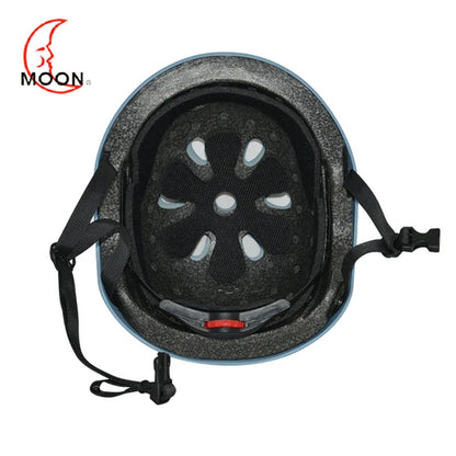 Moon-Casco para niños, celeste