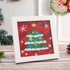 Set de pintura de diamantes 5d, navideño, 9 uds